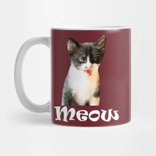 Meow Cute Kittens Cats Mug